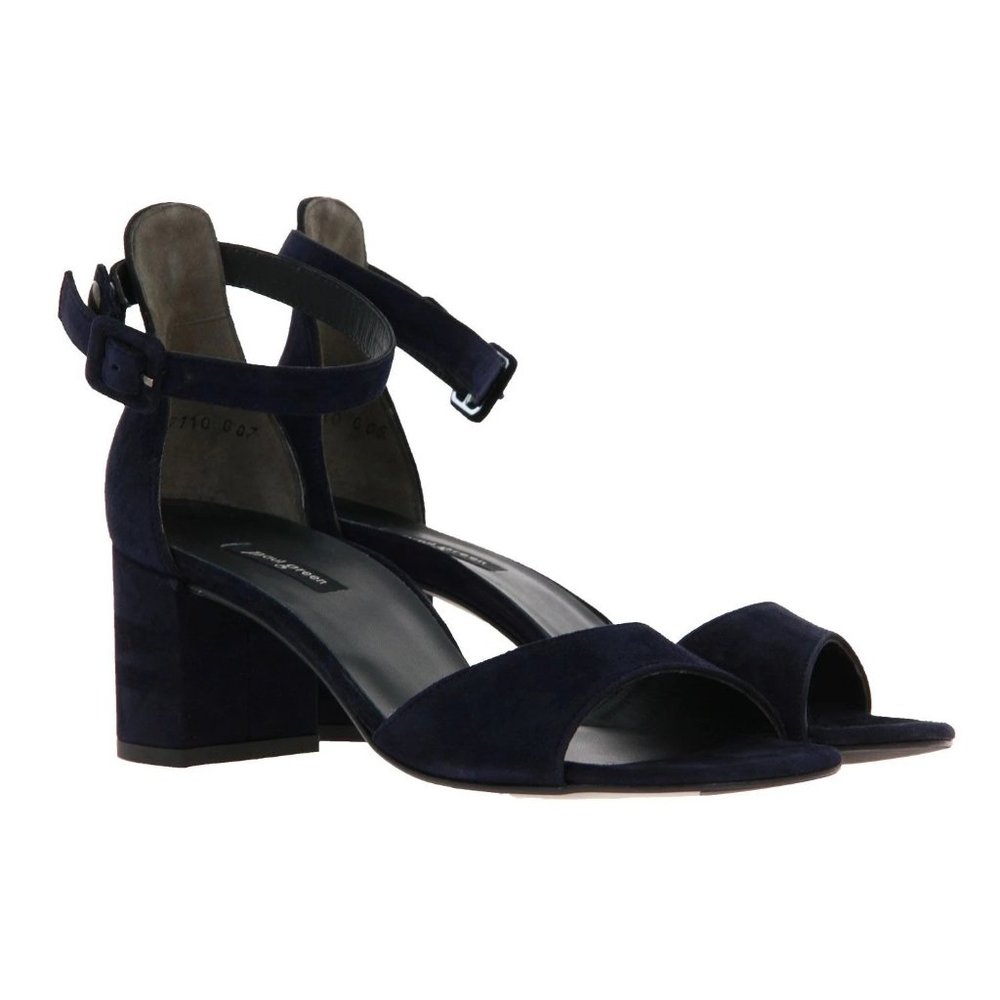 🆕 PAUL GREEN Lonnie Sandals Pumps Shoes Suede Black 5.5